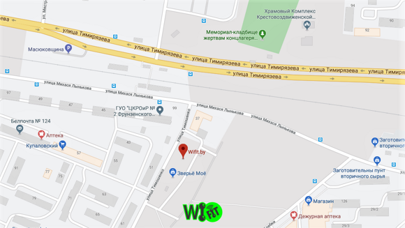 Адрес фитнес студии ВайФит - Wifit адрес